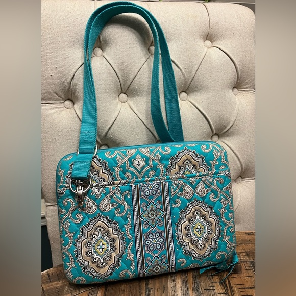 Vera Bradley Totally Turquoise IPad Hard Shell - Picture 2 of 12